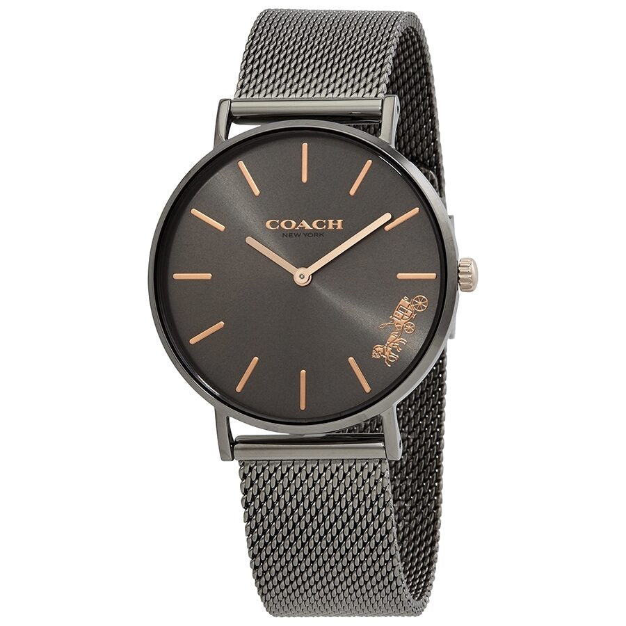Coach Perry Quartz Dark Grey Dial Ladies Watch 14503127