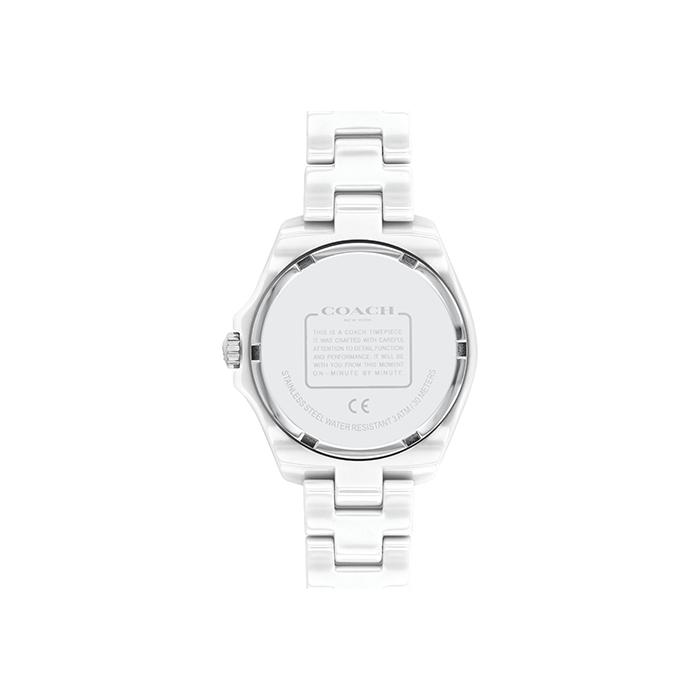 Coach Preston White Ceramic Women's Watch 14503464