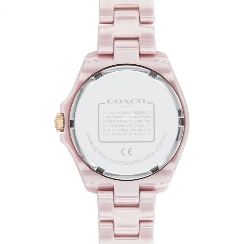 Coach Preston Pink Blush Ceramic Bracelet Women's Watch 14503463
