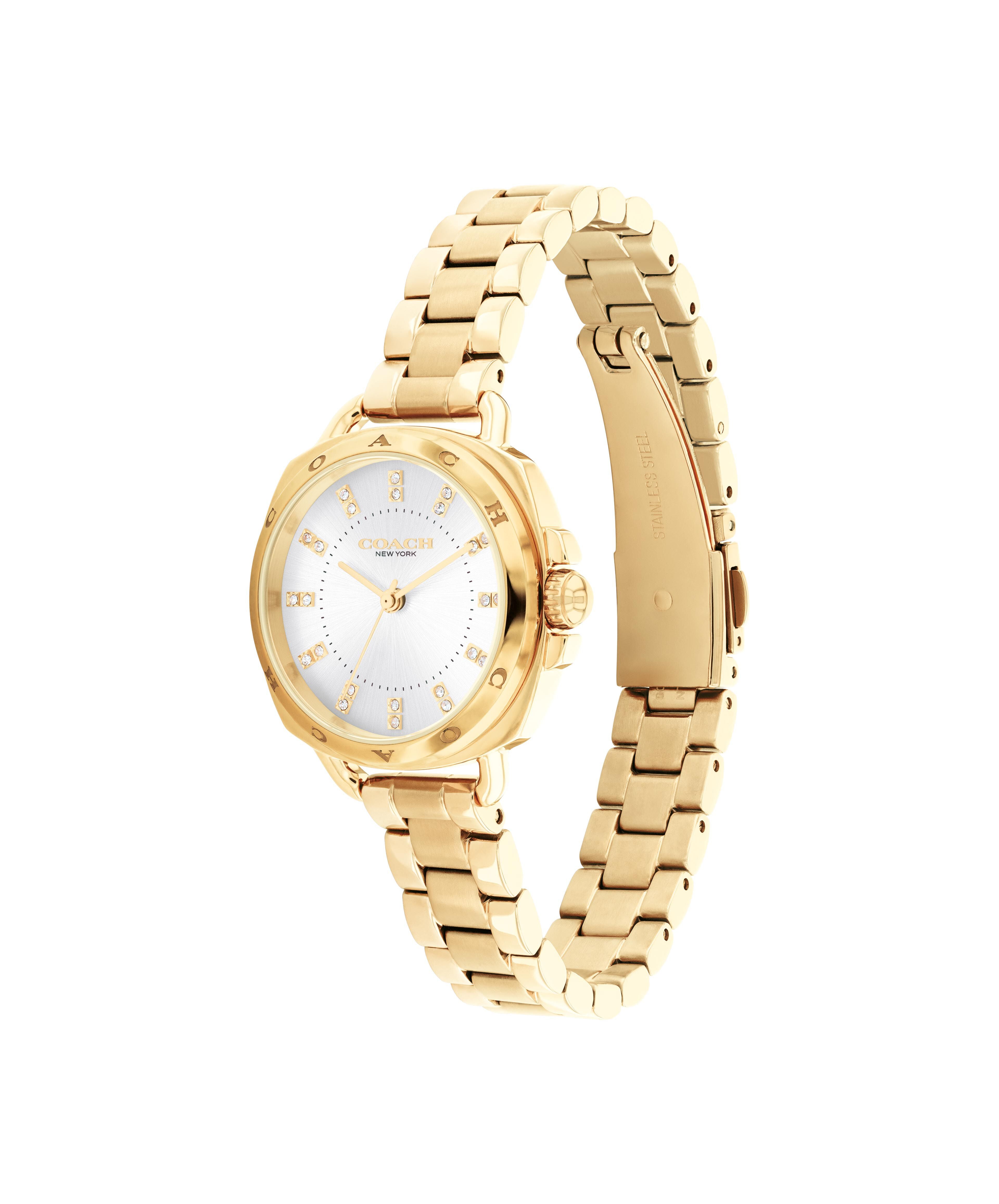 Coach Tatum Quartz Crystal Silver Dial Ladies Watch - 14504153
