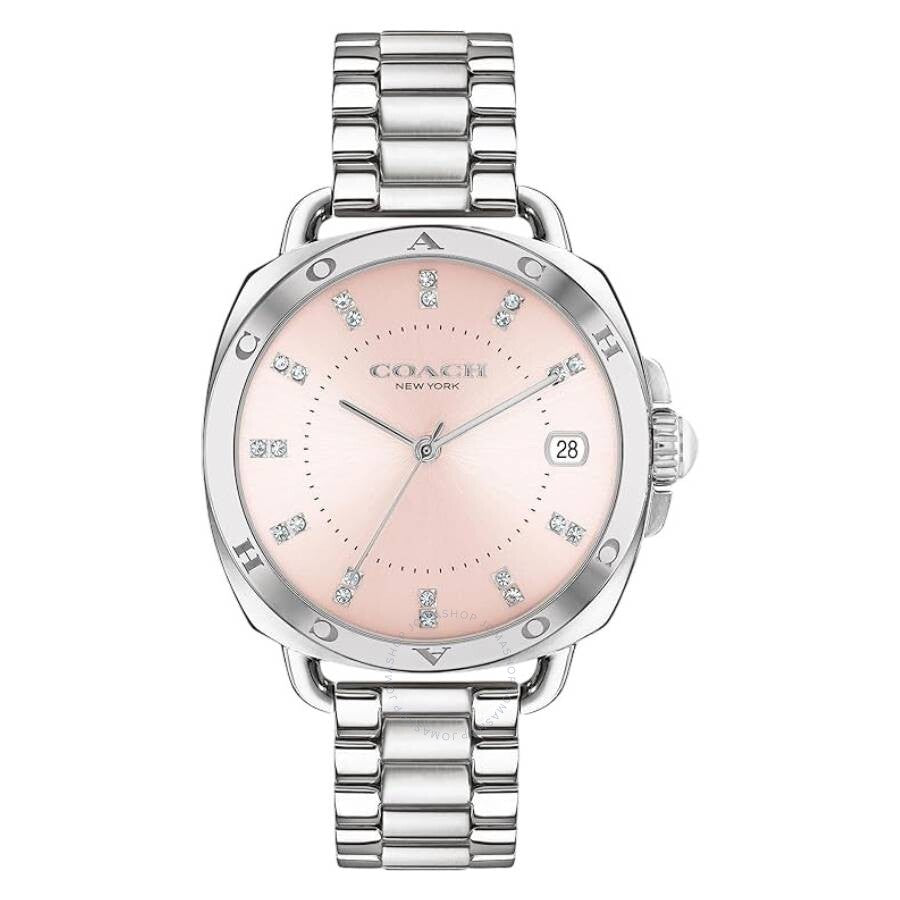 Coach Tatum Quartz Crystal Blush Dial Ladies Watch 14504156