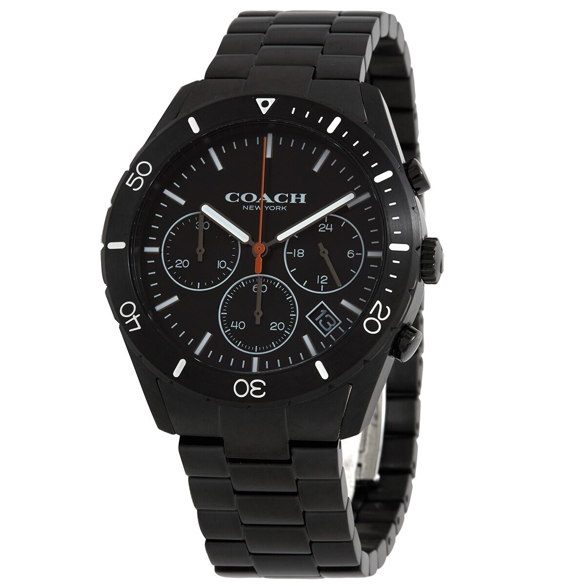 Coach Thompson Chronograph Quartz Black Dial Men's Watch 14602386