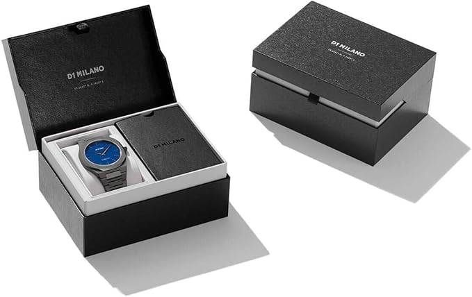 D1 Milano Ultra Thin Quartz Movement, Analog Display Petrol Blue Unisex Watch - UTBJ12