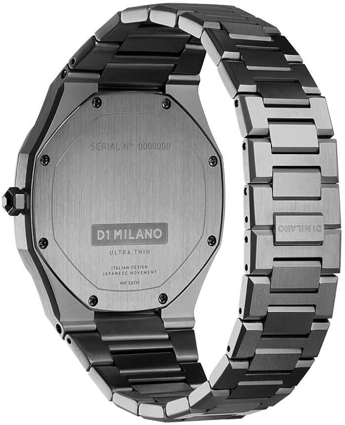 D1 Milano Ultra Thin Quartz Movement, Analog Display Petrol Blue Unisex Watch - UTBJ12