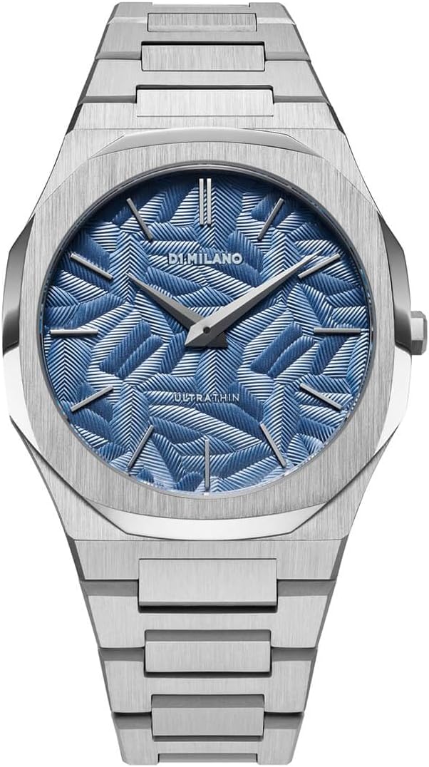 D1 Milano Ultra Thin Analog Quartz Olympic Blue Watch - UTBJ35