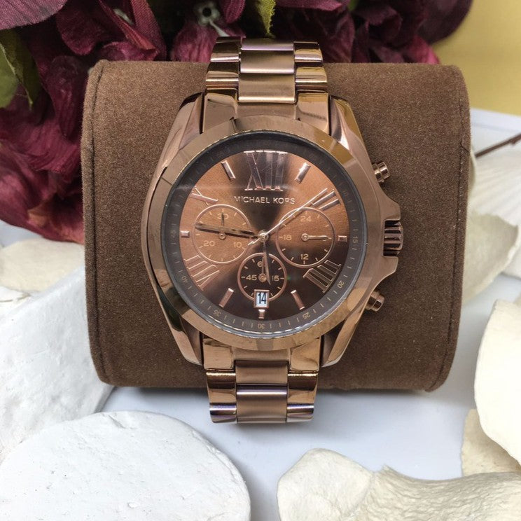 Michael Kors Bradshaw Chronograph Espresso Dial Unisex Watch MK5628 - Watches of New Zealand #6