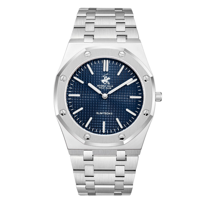 Beverly Hills Polo Club Silver Men's Watch - BP3825X.390 BP3825X.390 - Image 1