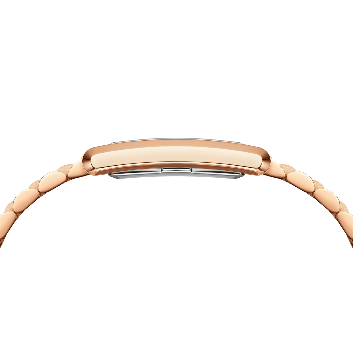 Daniel Wellington Bound 3-link rose gold metal bracelet detail