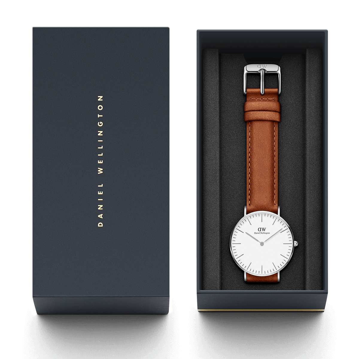 Daniel Wellington Classic Durham watch with packaging and accessories