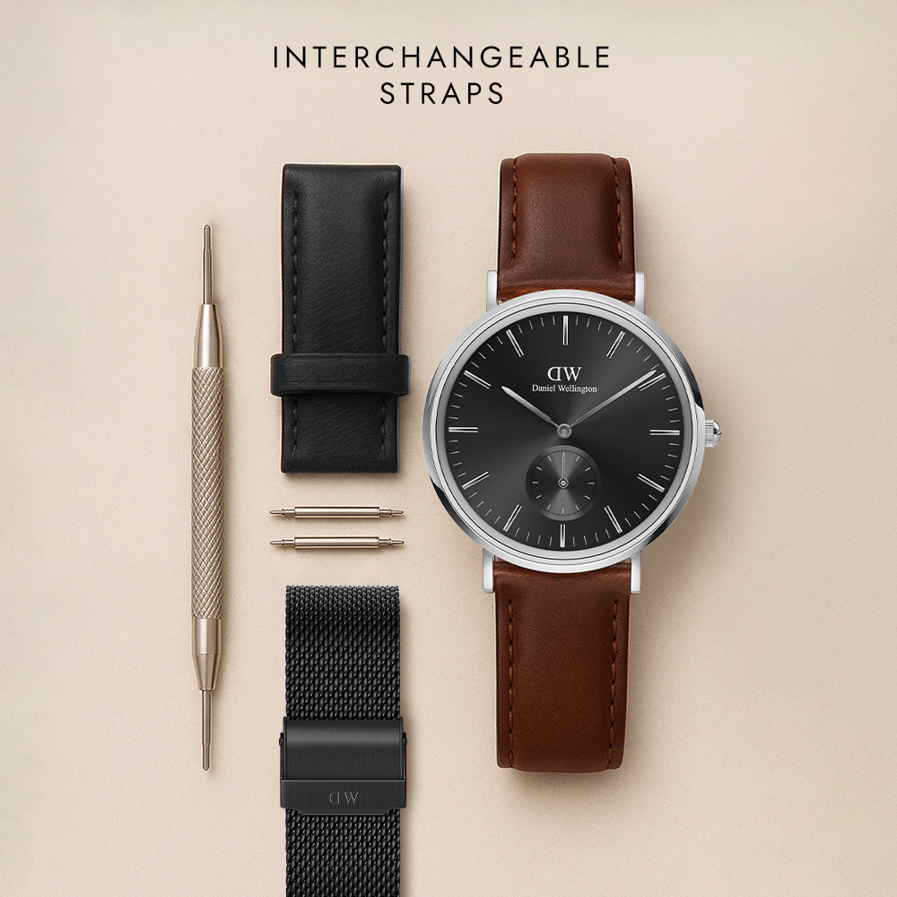 Interchangeable straps and tool kit for Daniel Wellington Multi-Eye watch