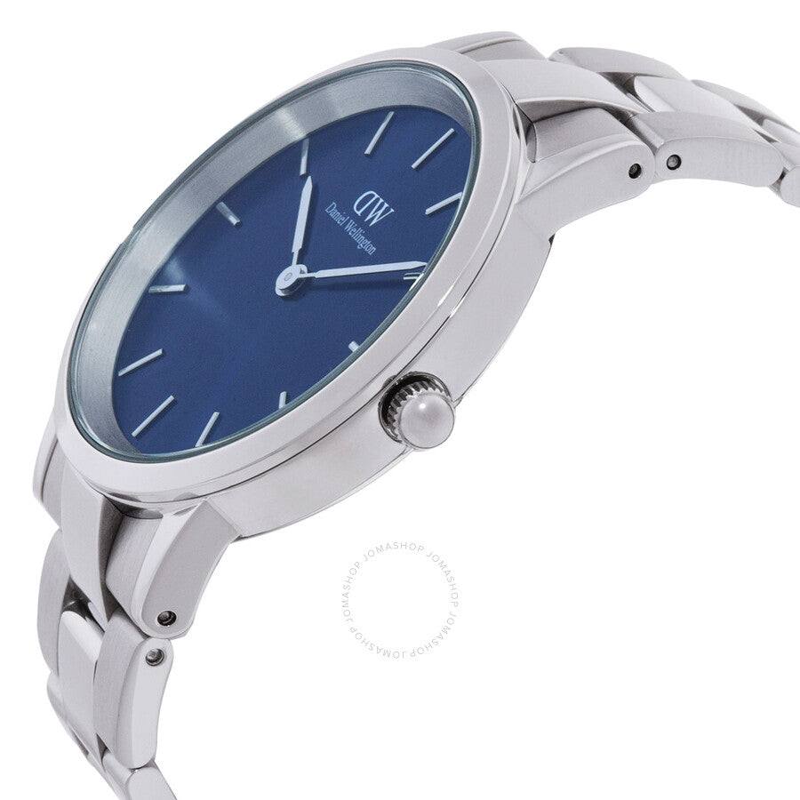 Daniel Wellington Iconic Link Arctic Quartz Blue Dial Watch DW00100448