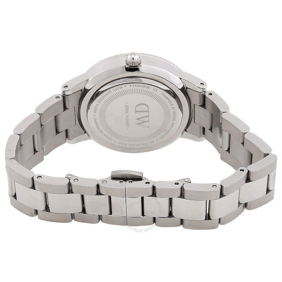 Daniel Wellington Iconic Link Quartz Black Dial Unisex Watch DW00100204