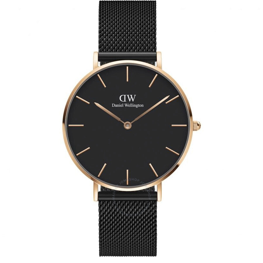 Daniel Wellington Petite Ashfield Quartz Black Dial Unisex Watch DW00100307