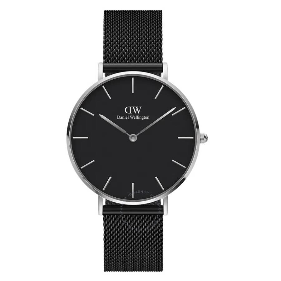 Daniel Wellington Petite Ashfield Quartz Black Dial Ladies Watch DW00100308