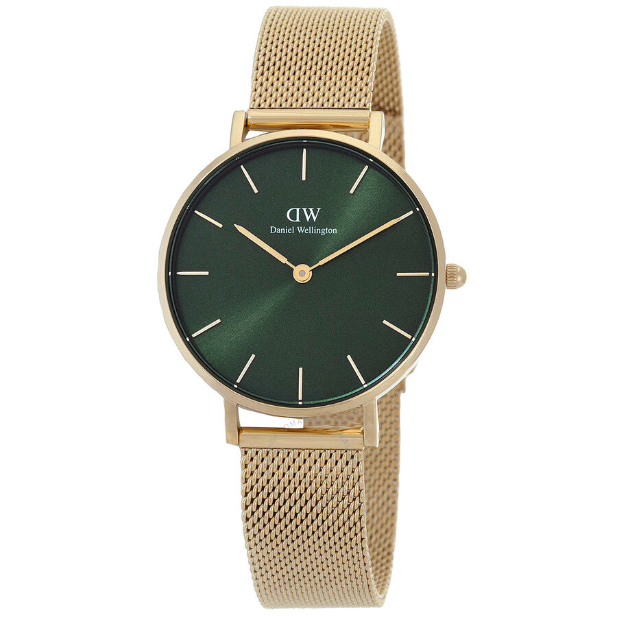 Daniel Wellington Petite Quartz Green Dial Ladies Watch DW00100480