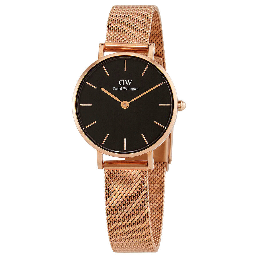 Daniel Wellington Petite Melrose Quartz Black Dial Ladies Watch DW00100217