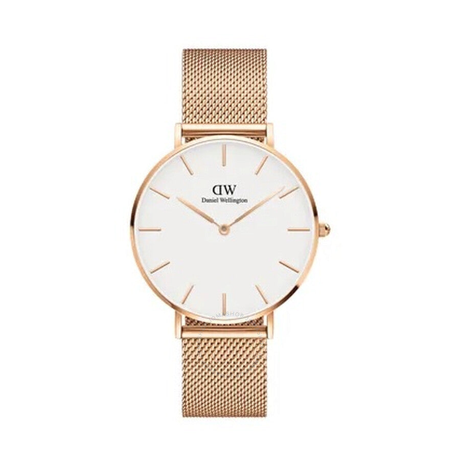 Daniel Wellington Petite Melrose Quartz Eggshell White Dial Ladies Watch DW00100305
