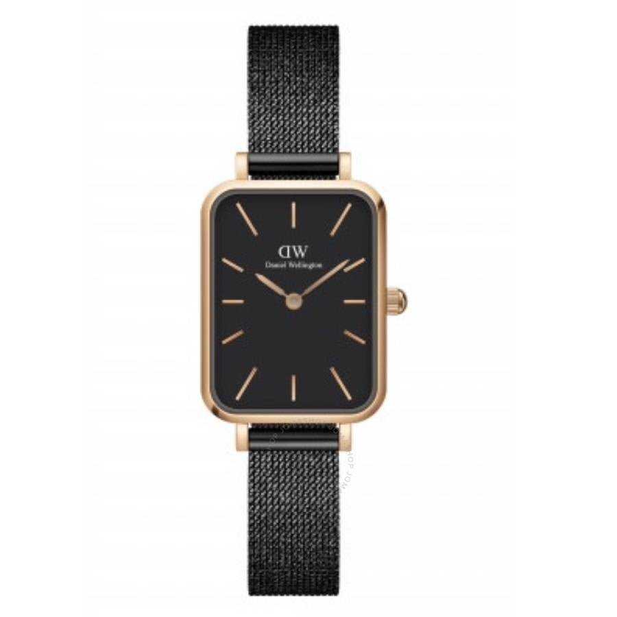 Daniel Wellington Quadro Quartz Black Dial Ladies Watch DW00100433