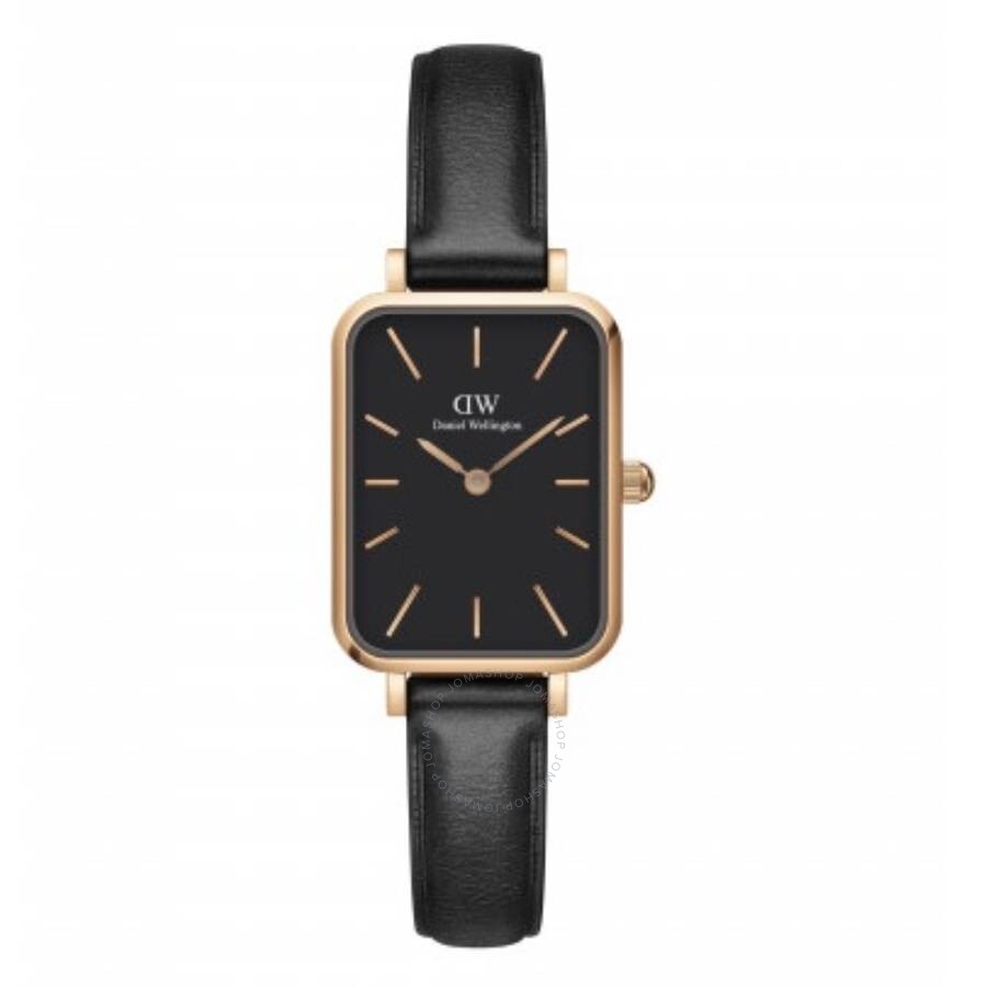 Daniel Wellington Quadro Quartz Black Dial Ladies Watch DW00100435