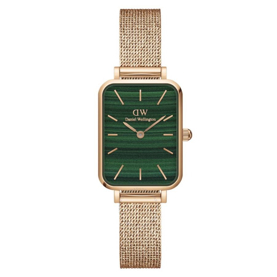 Daniel Wellington Quadro Quartz Green Dial Ladies Watch DW00100437