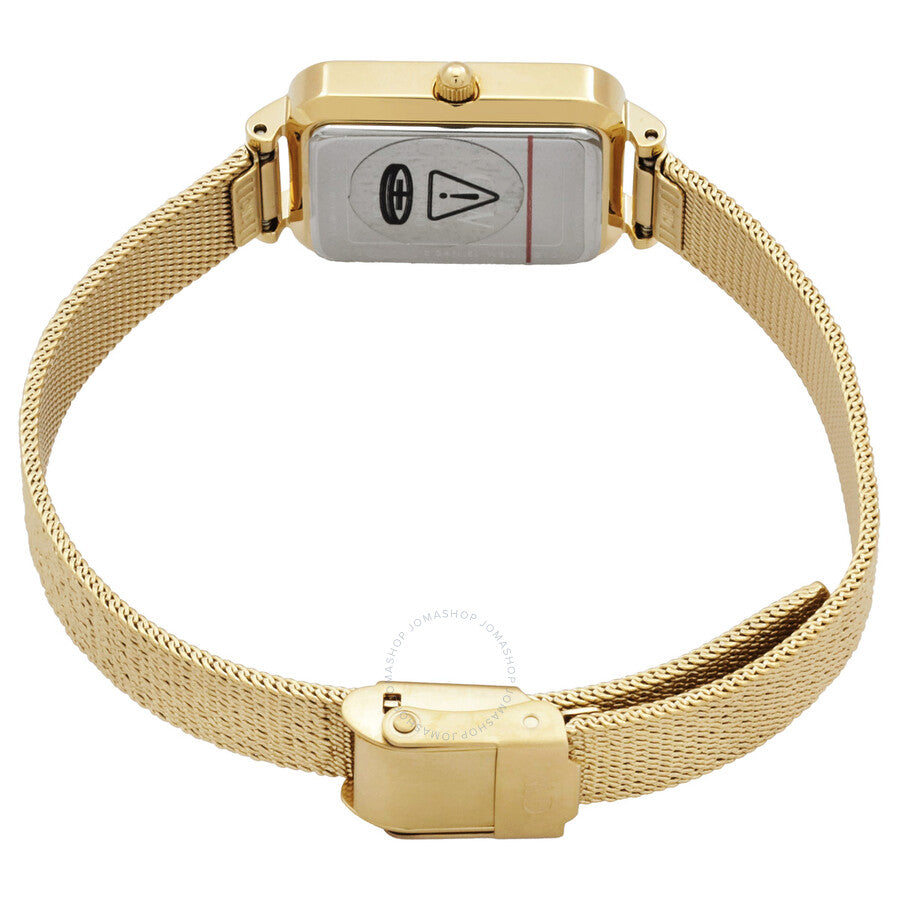Daniel Wellington Quadro Quartz Gold Dial Ladies Watch DW00100485