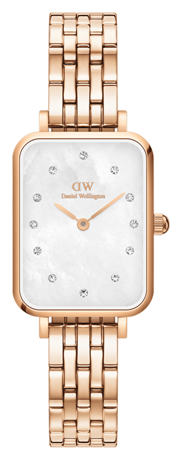 Daniel Wellington Quadro Lumine 5-Link Melrose Women's Watch - DW00100620
