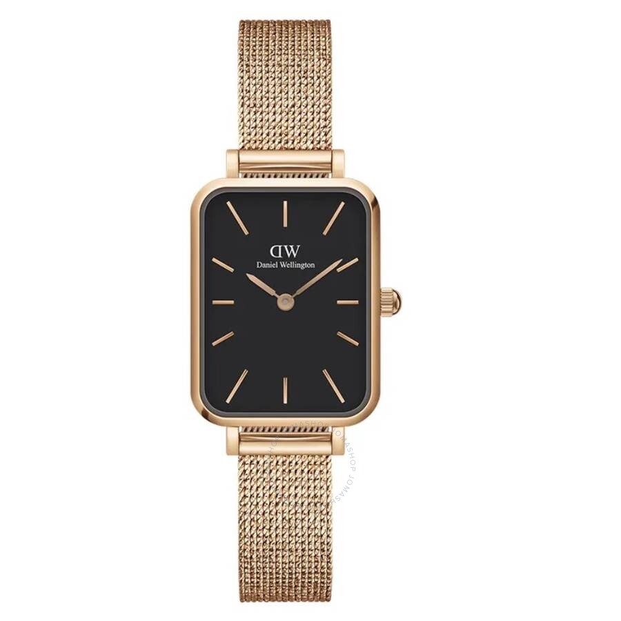 Daniel Wellington Quadro Quartz Black Dial Ladies Watch DW00100432
