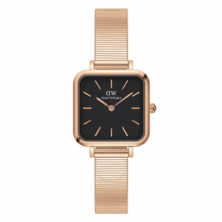 Daniel Wellington Quadro Studio Quartz Black Dial Ladies Watch DW00100518