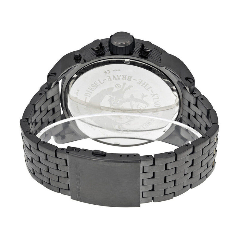 Diesel Badass Oversized Gray Dial Gunmetal PVD Men's Watch #DZ7247 - Watches of New Zealand #3
