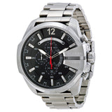 Diesel Chief Chronograph Black Dial Stainless Steel Men's Watch #DZ4308 - Watches of New Zealand