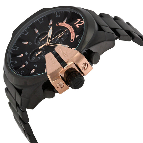 Diesel Chief Chronograph Black Dial Stainless Steel Men's Watch #DZ4309 - Watches of New Zealand #2