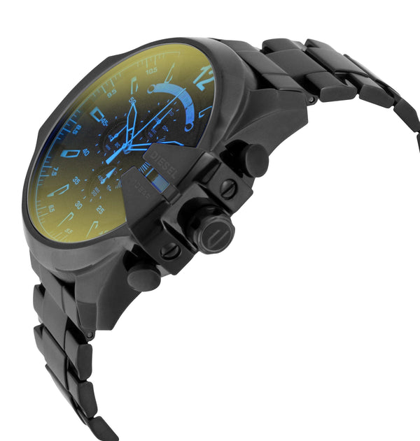 Diesel Mega Chief Black Ion-plated Stainless Steel Men's Watch #DZ4318 - Watches of New Zealand #2
