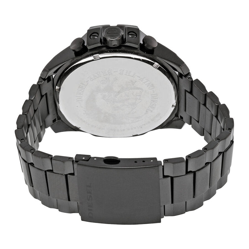 Diesel Mega Chief Black Ion-plated Stainless Steel Men's Watch #DZ4318 - Watches of New Zealand #3