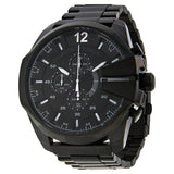 Diesel Mega Chief Chronograph Black Dial Men's Watch #DZ4283 - Watches of New Zealand