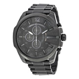Diesel Mega Chief  Chronograph Black Dial Men's Watch #DZ4355 - Watches of New Zealand