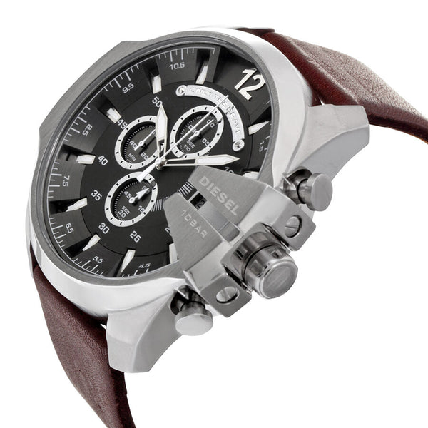 Diesel Mega Chief Chronograph Grey Dial Men's Watch #DZ4290 - Watches of New Zealand #2