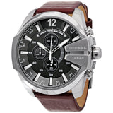 Diesel Mega Chief Chronograph Grey Dial Men's Watch #DZ4290 - Watches of New Zealand