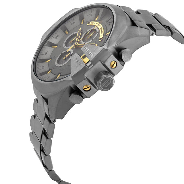 Diesel Mega Chief Chronograph Grey Dial Men's Watch DZ4466 - Watches of New Zealand #2