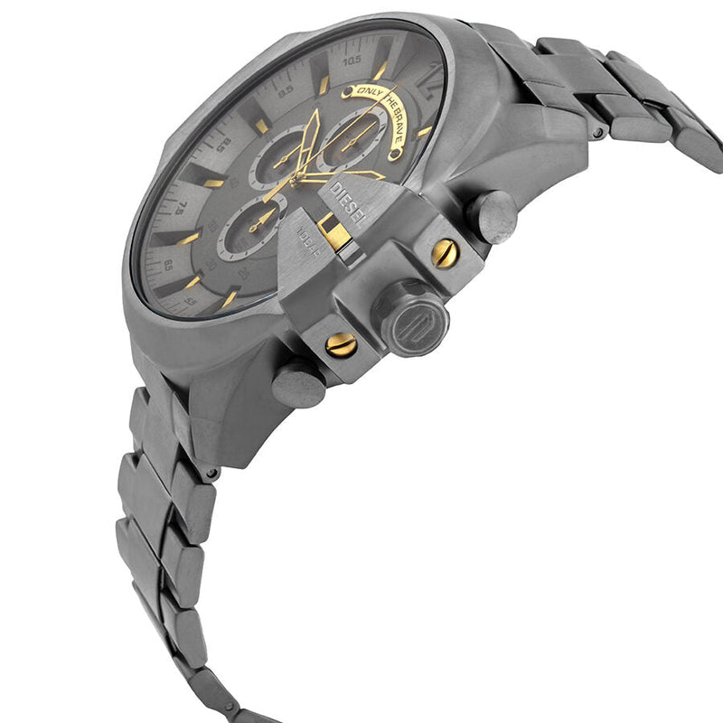 Diesel Mega Chief Chronograph Grey Dial Men's Watch DZ4466 - Watches of New Zealand #2