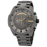 Diesel Mega Chief Chronograph Grey Dial Men's Watch DZ4466 - Watches of New Zealand