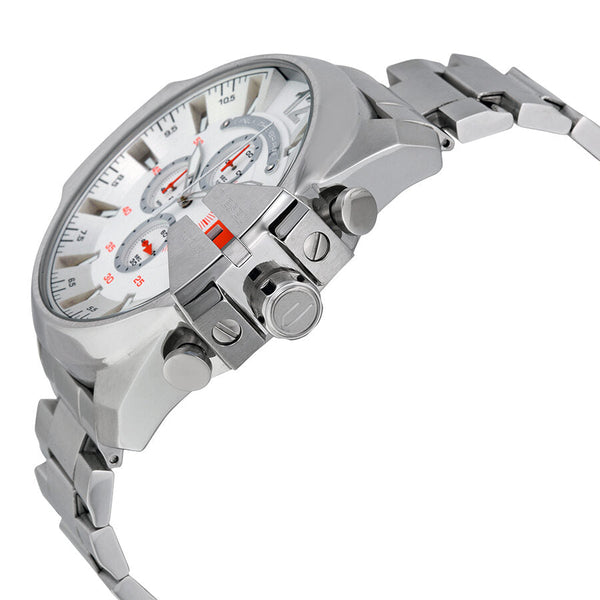 Diesel Mega Chief Chronograph White Dial Men's Watch #DZ4328 - Watches of New Zealand #2