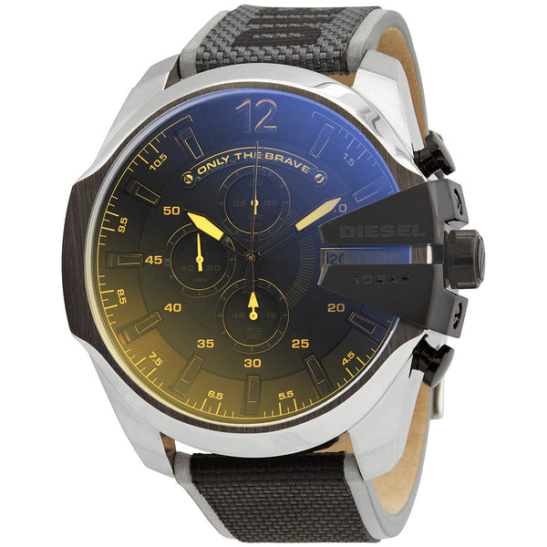 Diesel Mega Chief Quartz Black Iridescent  Dial Men's Watch #DZ4523 - Watches of New Zealand