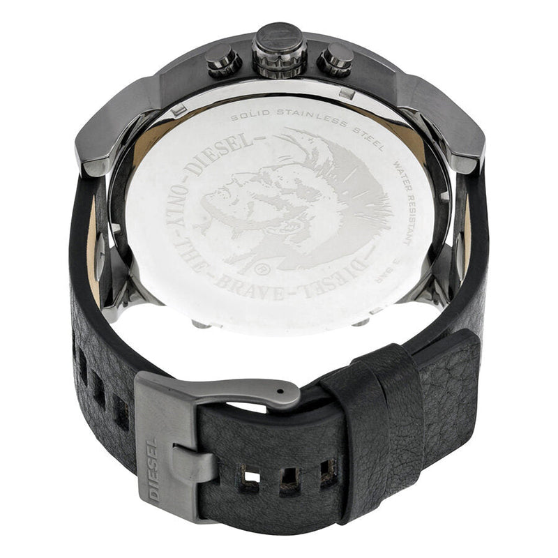 Diesel Mr. Daddy 2.0 Black Dial Black Leather Men's Watch #DZ7348 - Watches of New Zealand #3