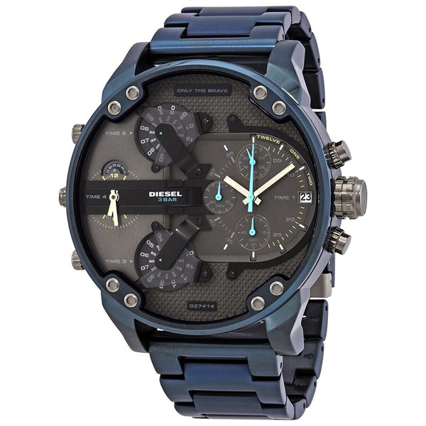 Diesel Mr. Daddy 2.0 Chronograph Quartz Grey Dial Men's Watch #DZ7414 - Watches of New Zealand
