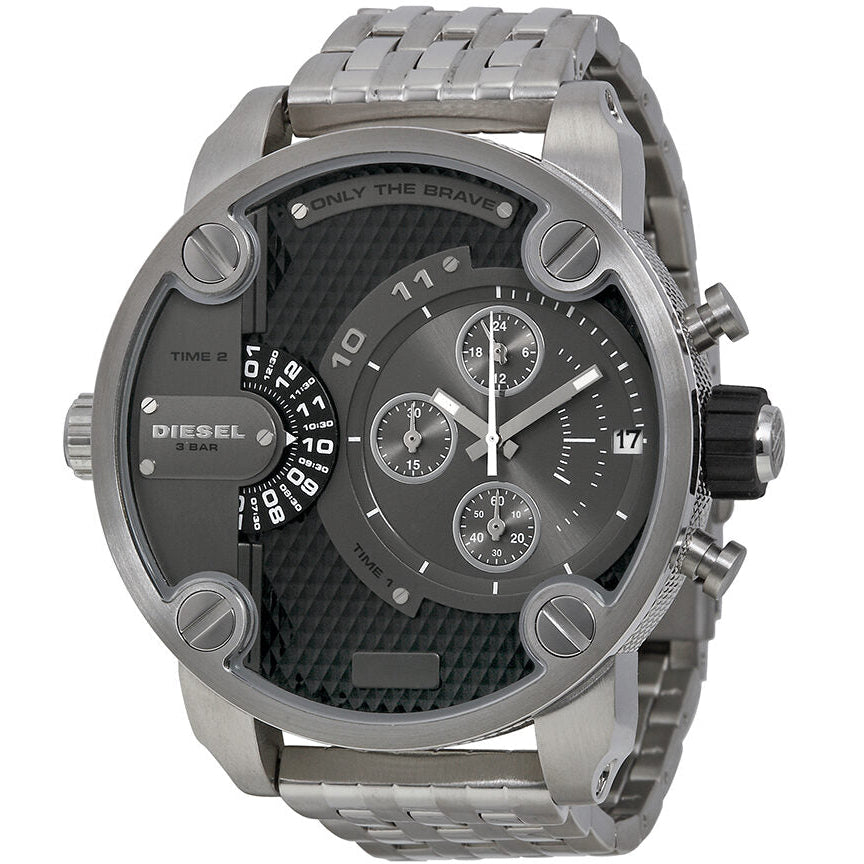 Diesel SBA Dual Time Chronograph Grey Dial Men's Watch DZ7259