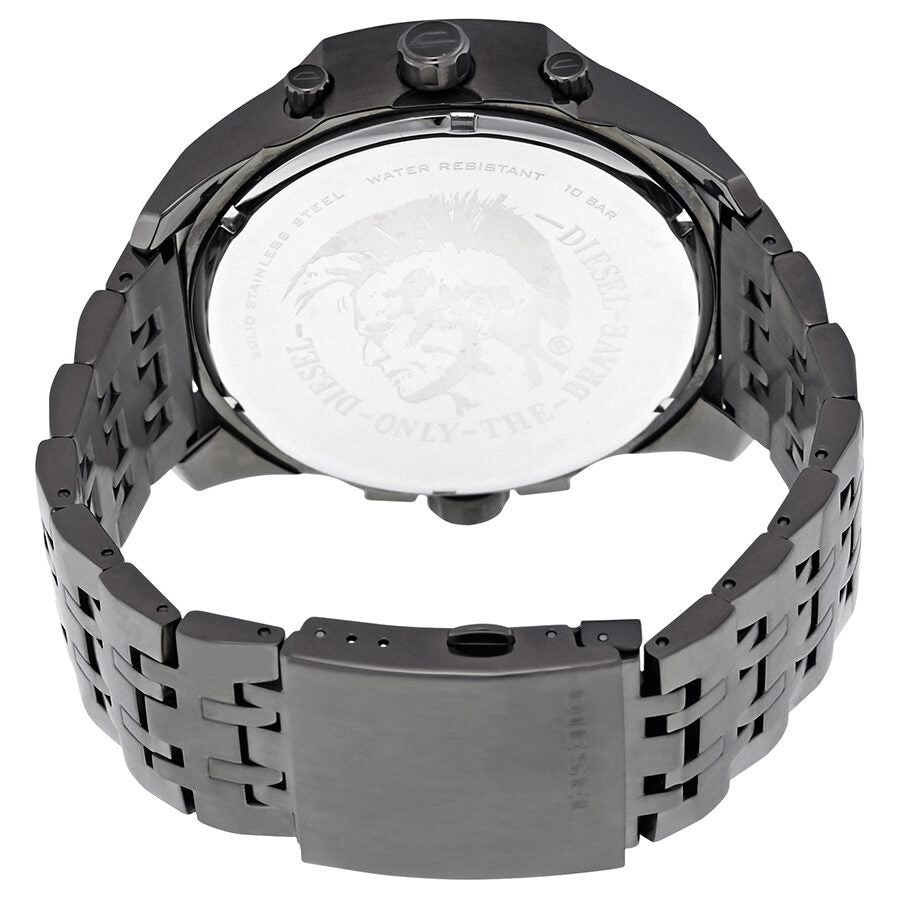 Diesel Uber Chief Black Dial Men's Dual Time Watch DZ7372