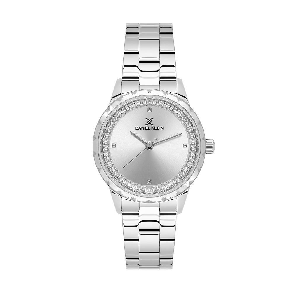 Daniel Klein Premium Three Hand All Silver Watch - DK.1.13897-1
