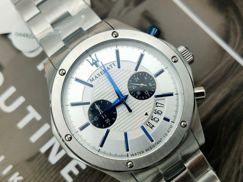 Maserati Circuito Chronograph Silver Dial Men's Watch R8873627005