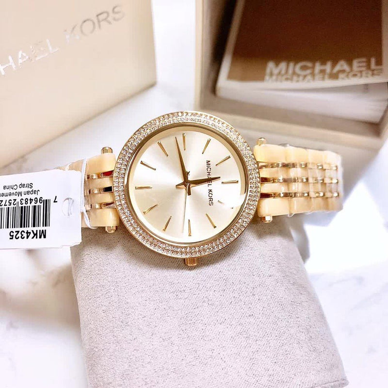 Michael Kors Darci Gold Dial Ladies Watch MK4325 - Watches of New Zealand #3