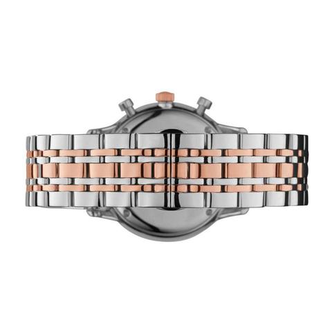 Emporio Armani Steel Two Tone Silver Rose Gold Chronograph Men's Watch#AR0399 - Watches of New Zealand #2